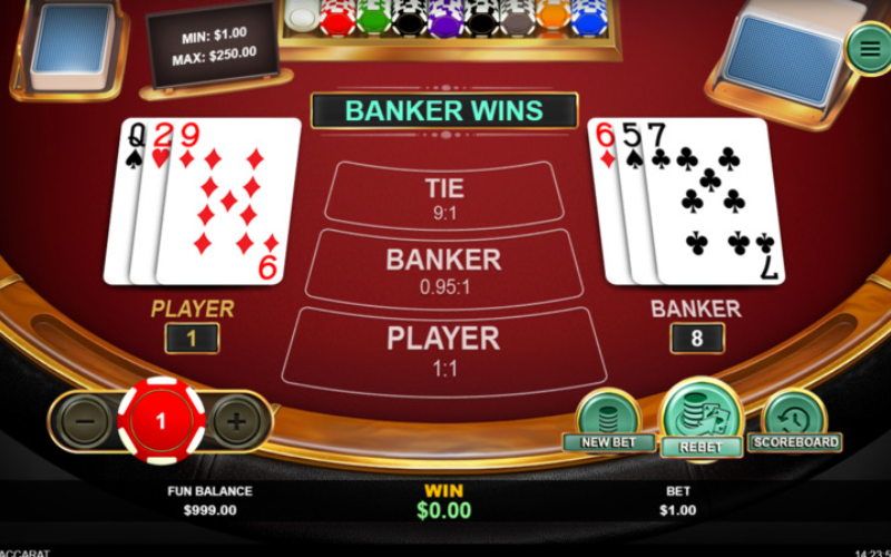 Cách chơi Baccarat