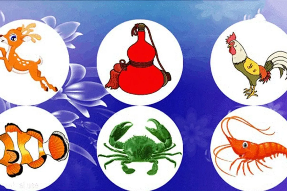 những biến thể khác nhau của bầu cua tôm cá